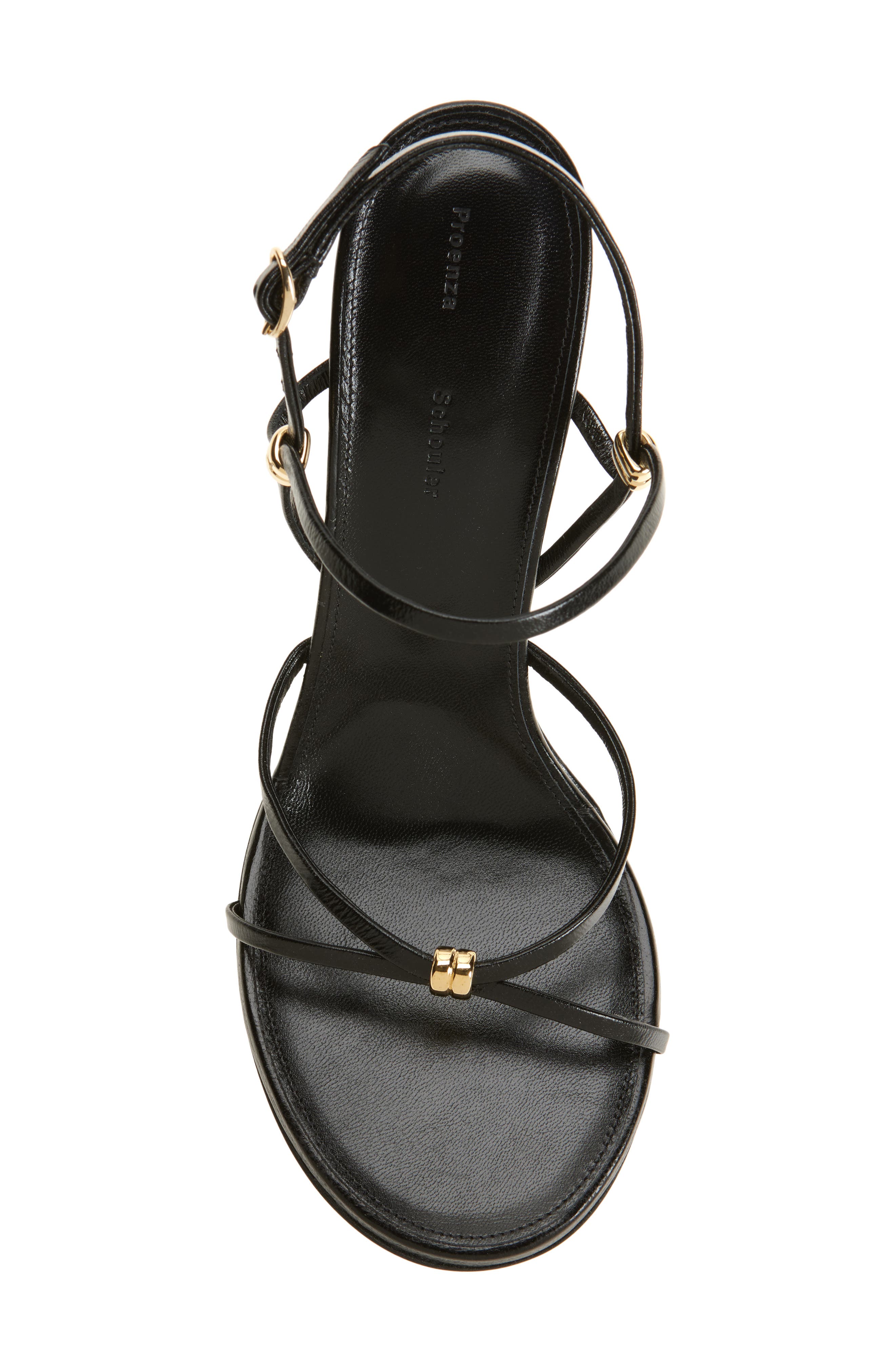 Proenza Schouler Coil Wedge Sandal, Alternate, color, Black