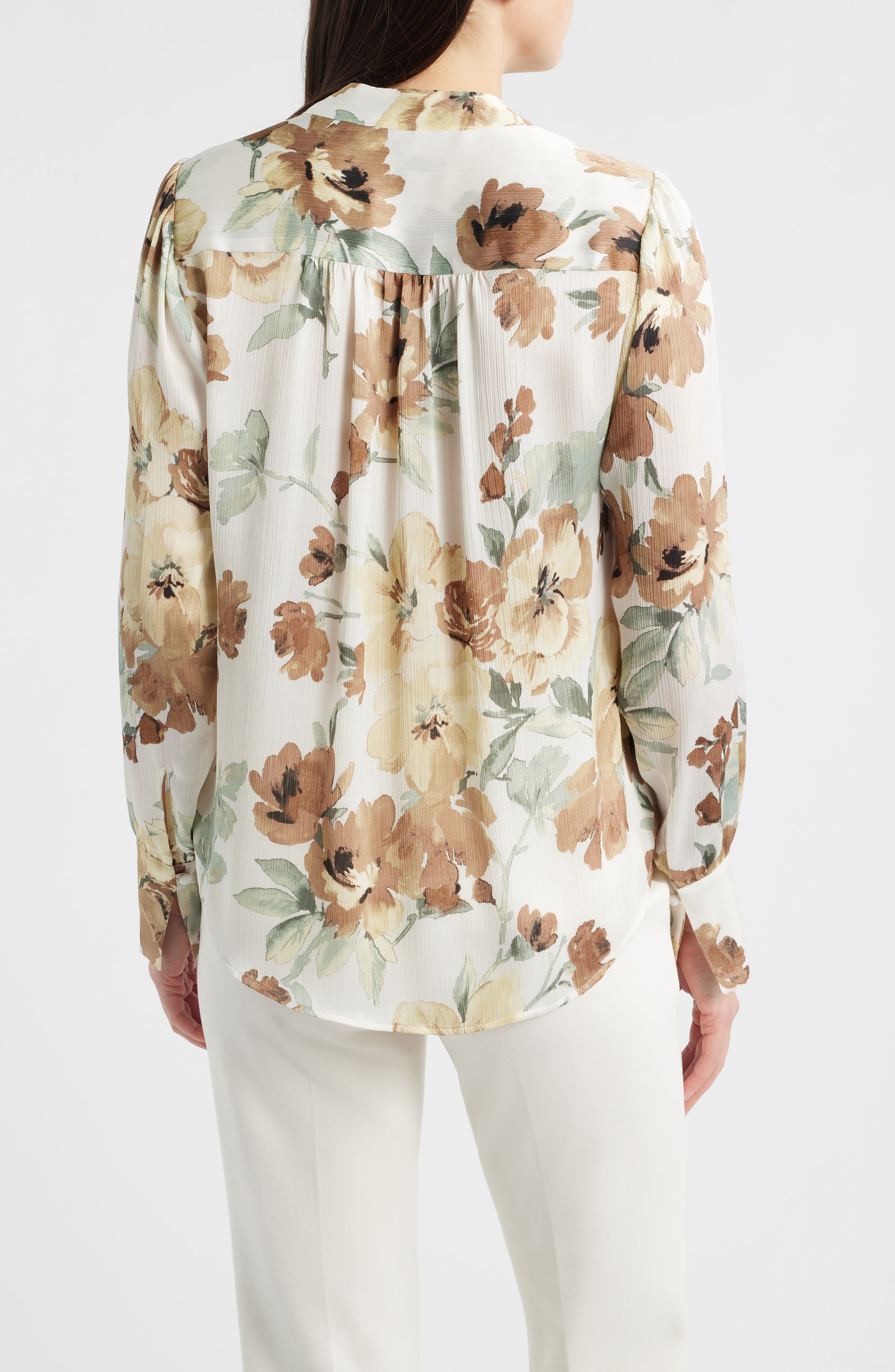 Floral Satin Top - image 2