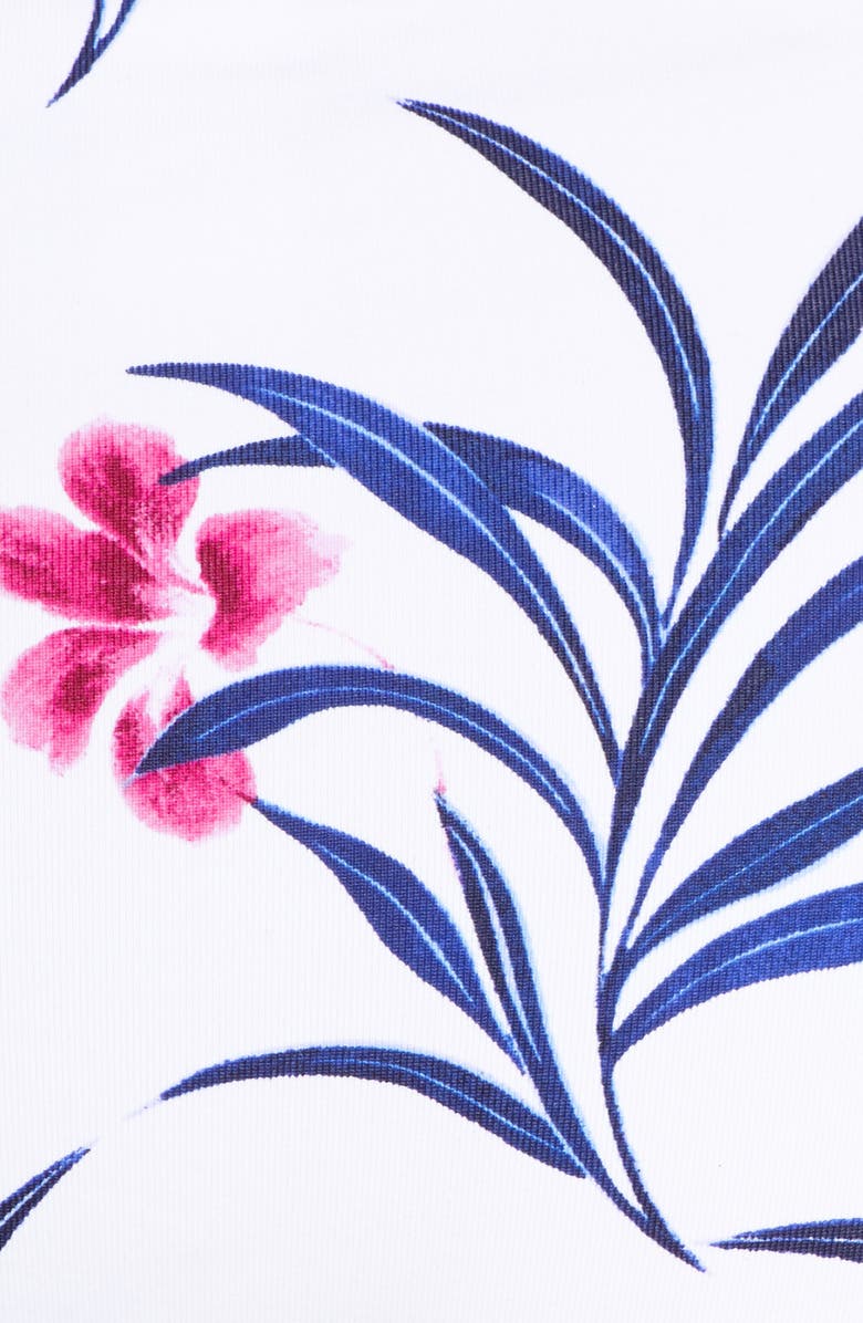 Tommy Bahama Oasis Blossoms High Waist Bikini Bottoms, Alternate, color, 