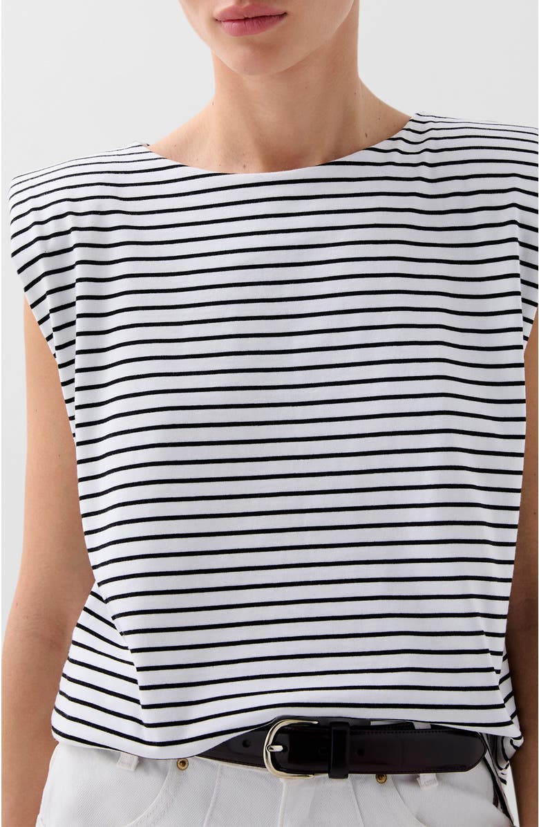 Scalpers Big Arm Tee, Main, color, Navystripes