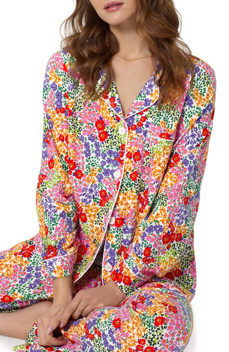 BedHead Pajamas Print Stretch Organic Cotton Pajamas, Alternate, color, 