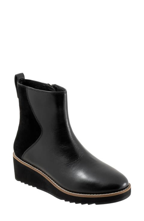ショートブーツ・ブーティ TOTEME SMOOTH LEATHER WEDGE ANKLE BOOTS Amazon.com | AMINUGAL Womens Wedge Heel Ankle Boots Platform