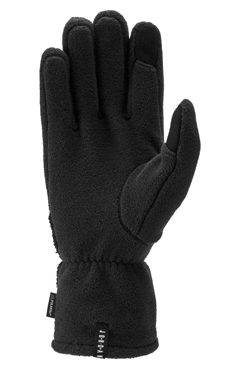 Jordan Polartec<sup>®</sup> Fleece Tech Gloves, Alternate, color, Black