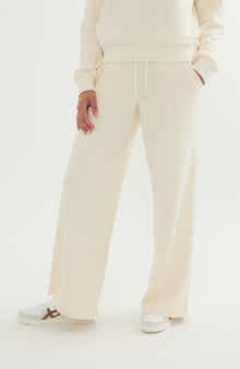Anytime Wide Leg Fleece Sweatpants