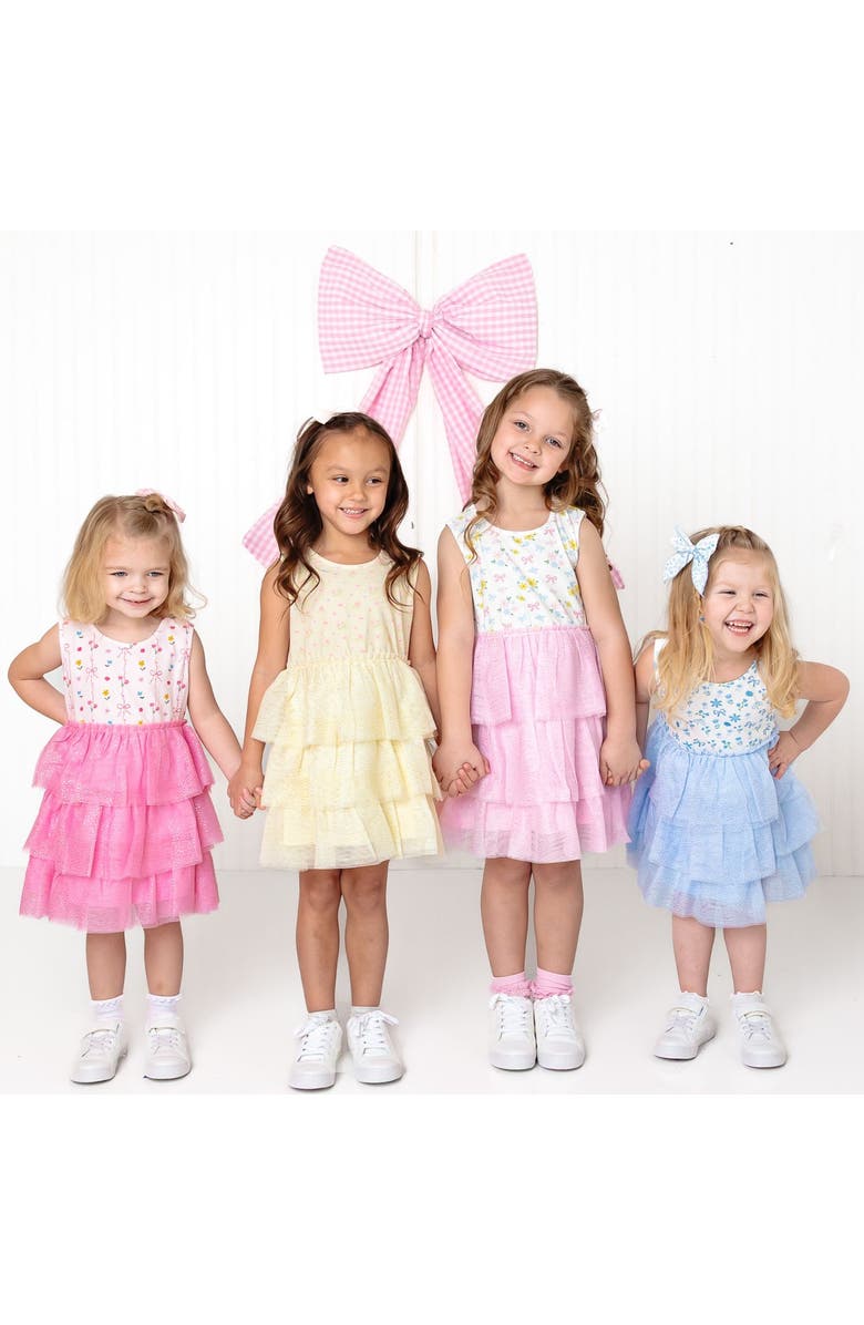 Sweet Wink Lemon Floral Bow Clip, Alternate, color, Yellow