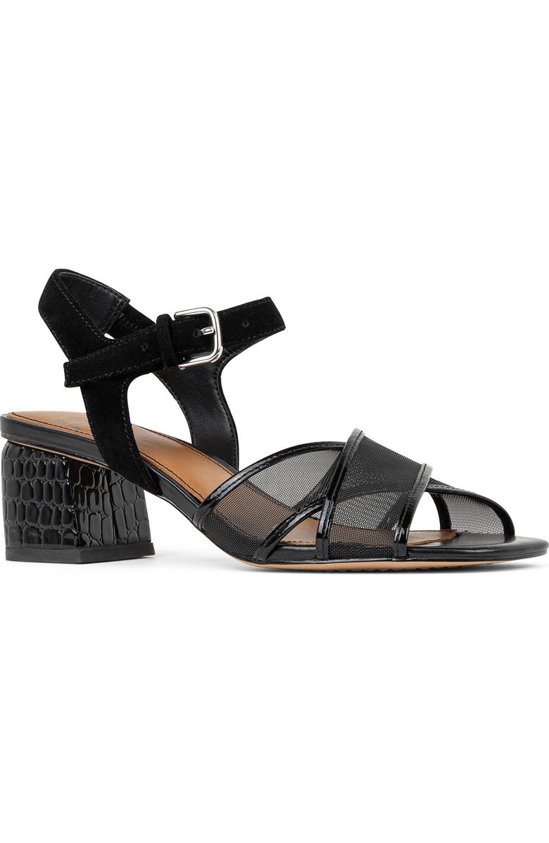 Donald Pliner Joel Ankle Strap Sandal, Main, color, Black