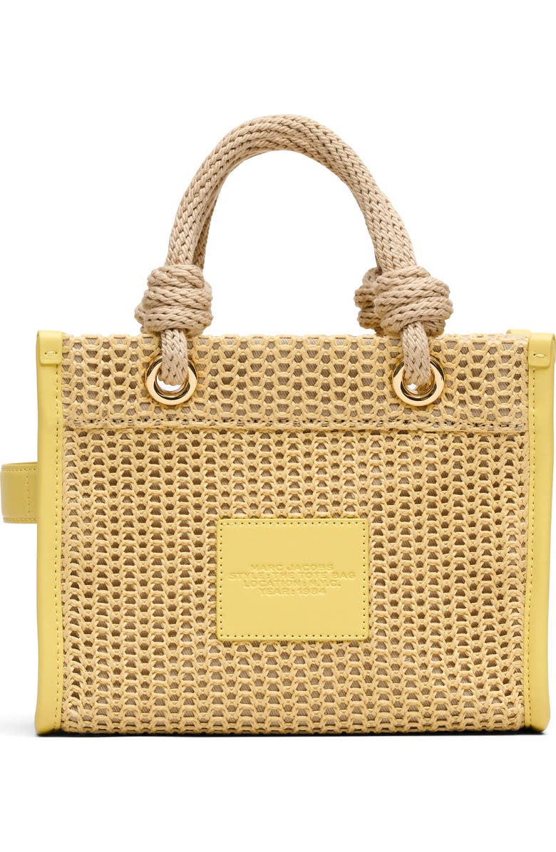 Marc Jacobs The Small Stripe Mesh Tote, Alternate, color, Natural
