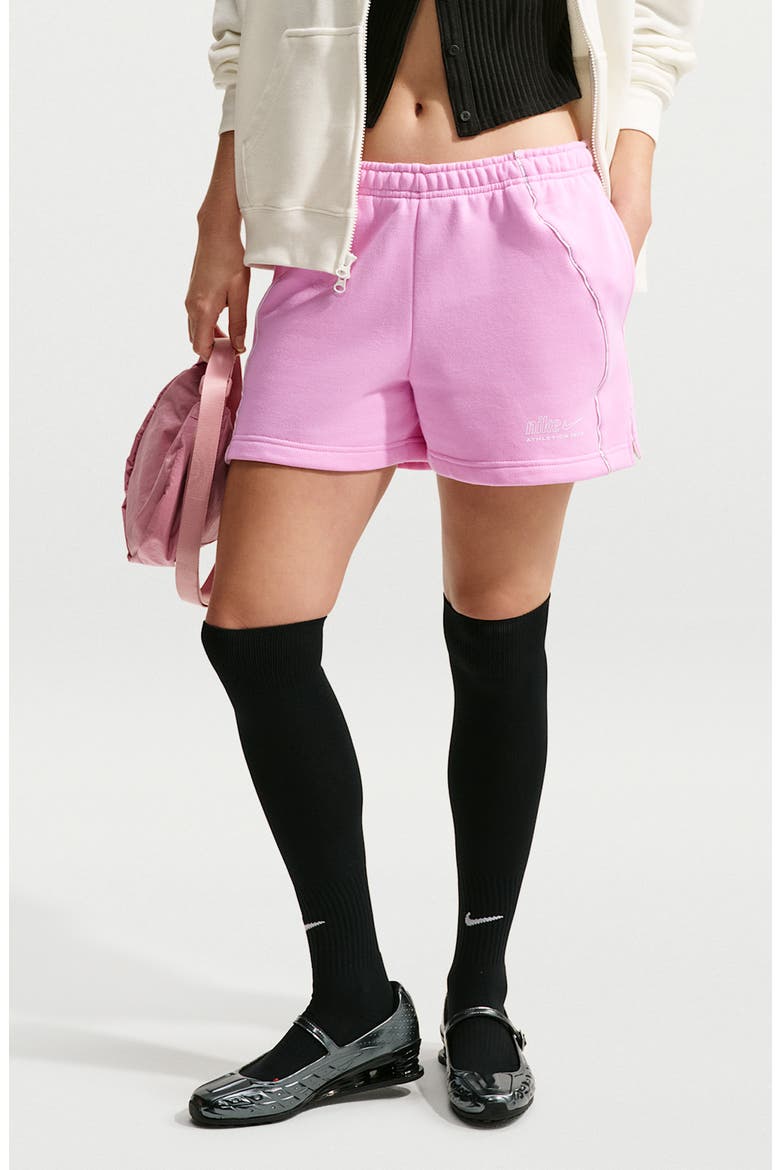 Performance Knit Shorts, Main, color, PINK RISE/ SAIL
