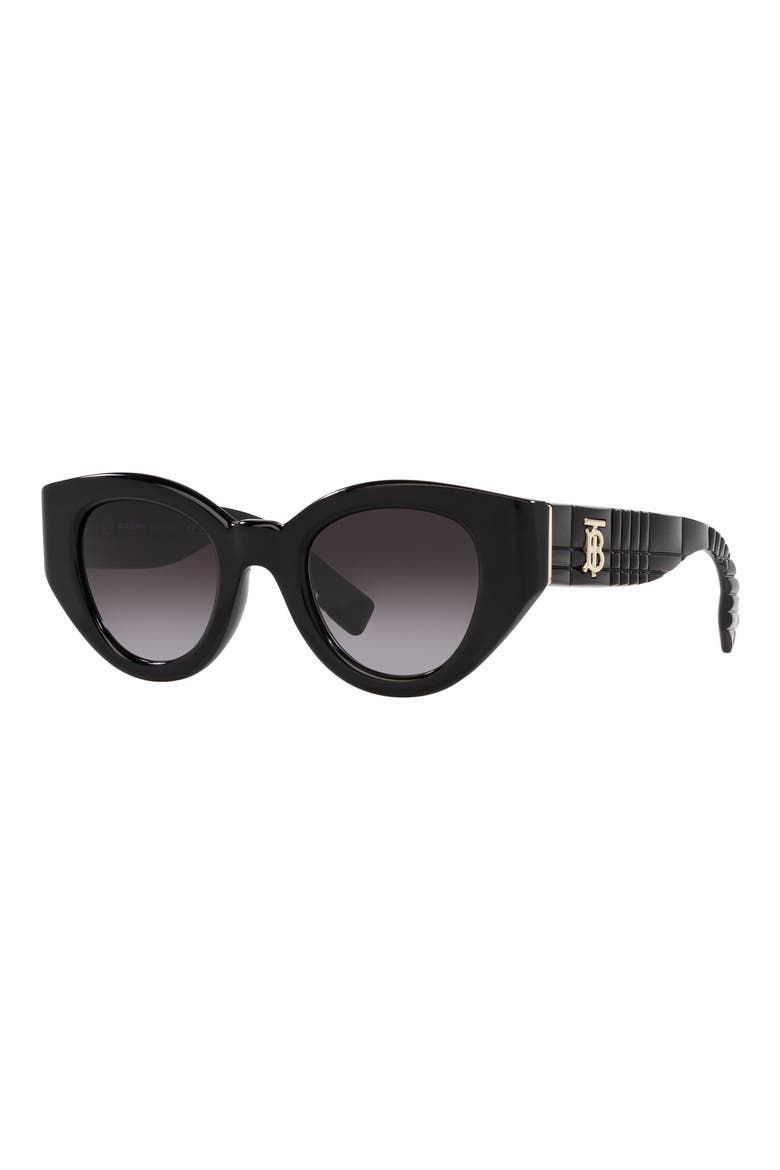 Briar 47mm Gradient Small Phantos Sunglasses, Alternate, color, BLACK