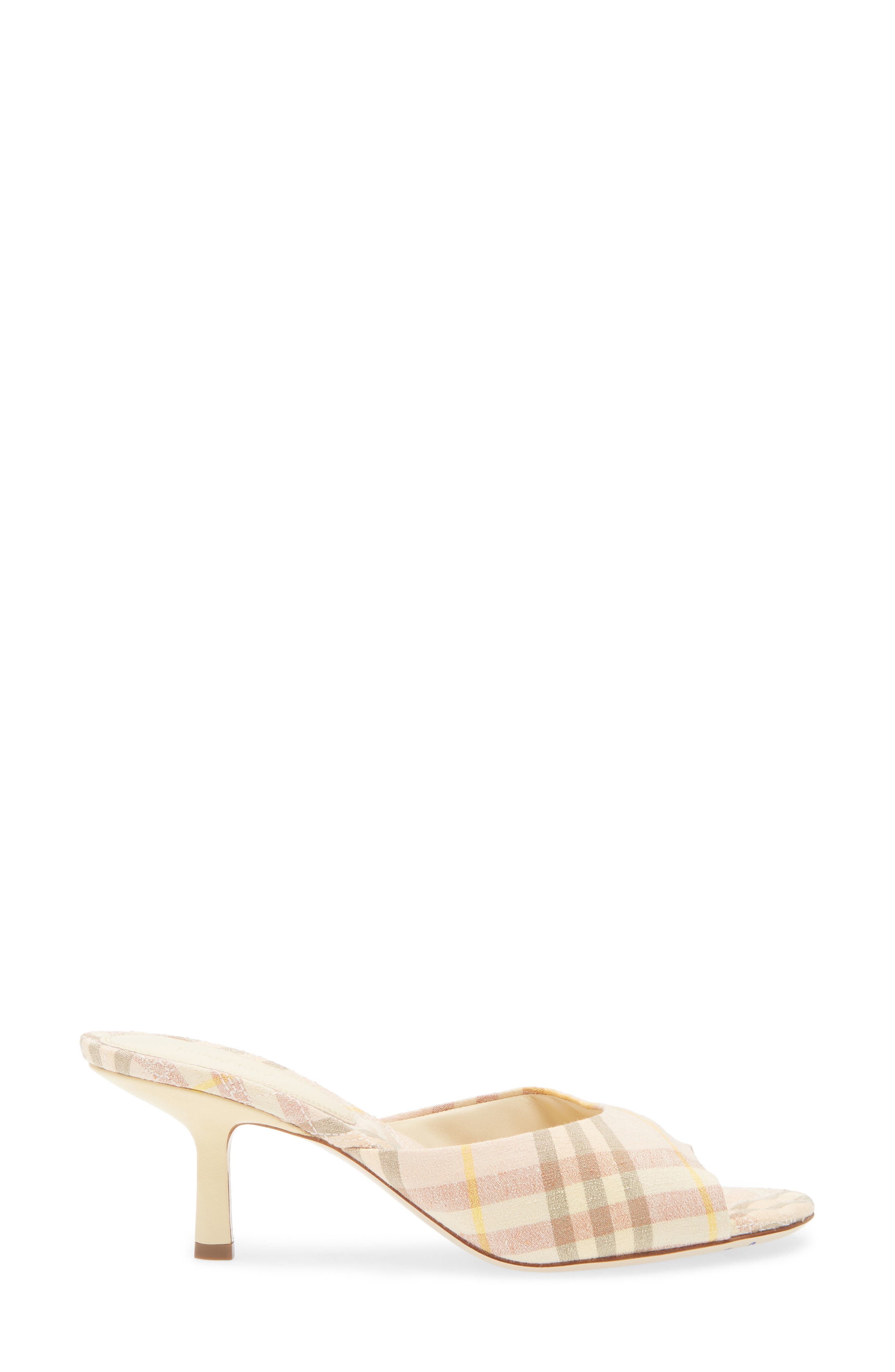 Burberry Mews Check Slide Sandal, Alternate, color, 