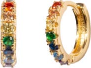 Little Sky Stone Beaded Huggie Earrings