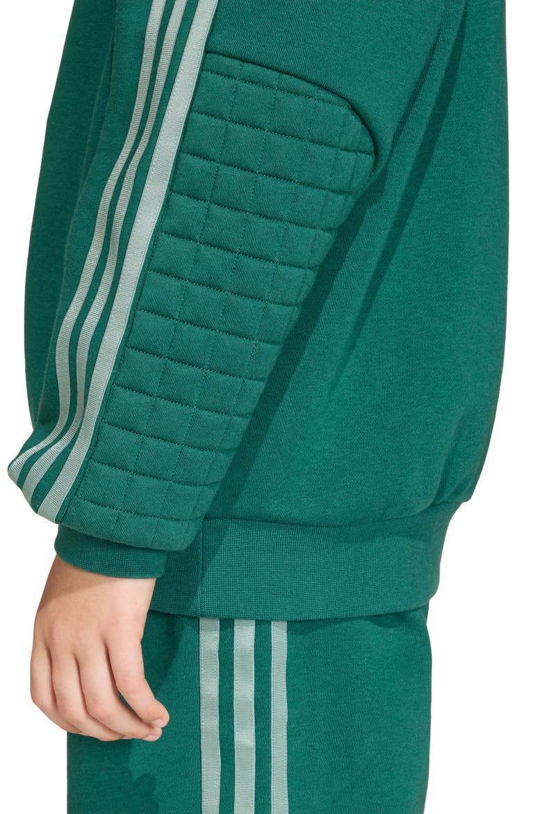 Kids' Minecraft Half Zip Sweatshirt, Alternate, color, COLLEGIATE GREEN