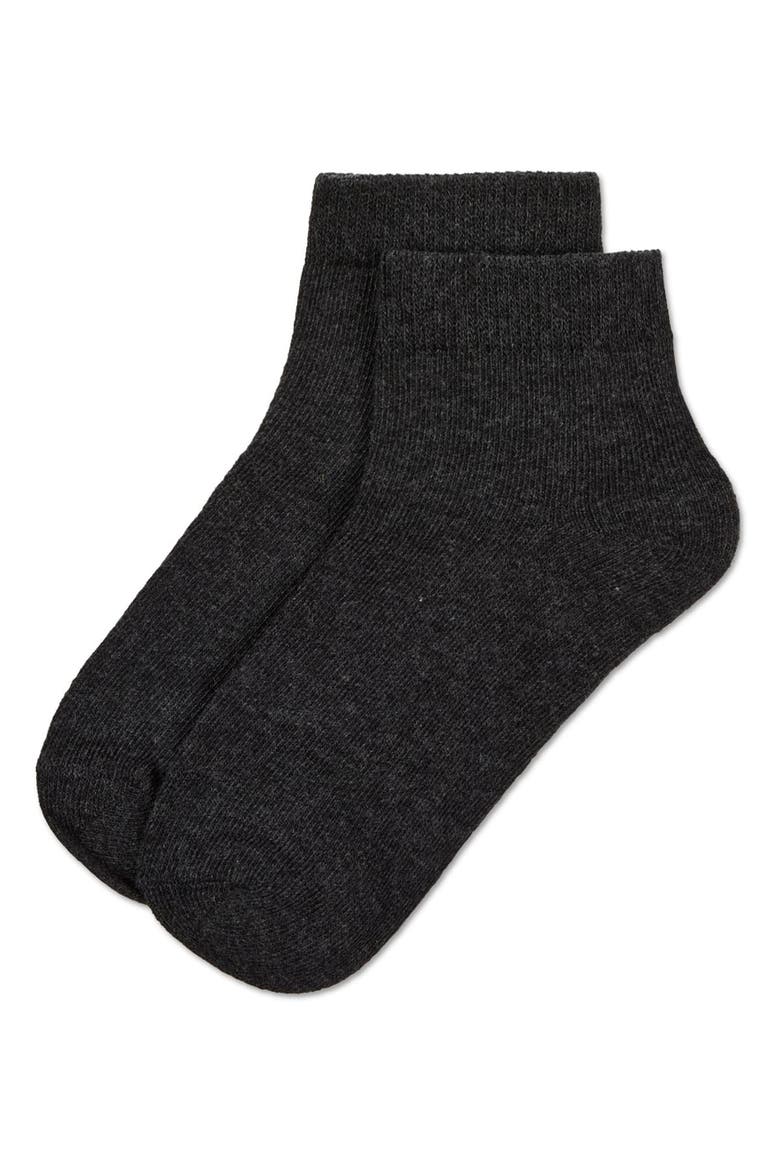 Unisex Cotton Blend Mid-Cut Socks 3-Pack, Alternate, color, Charcoal