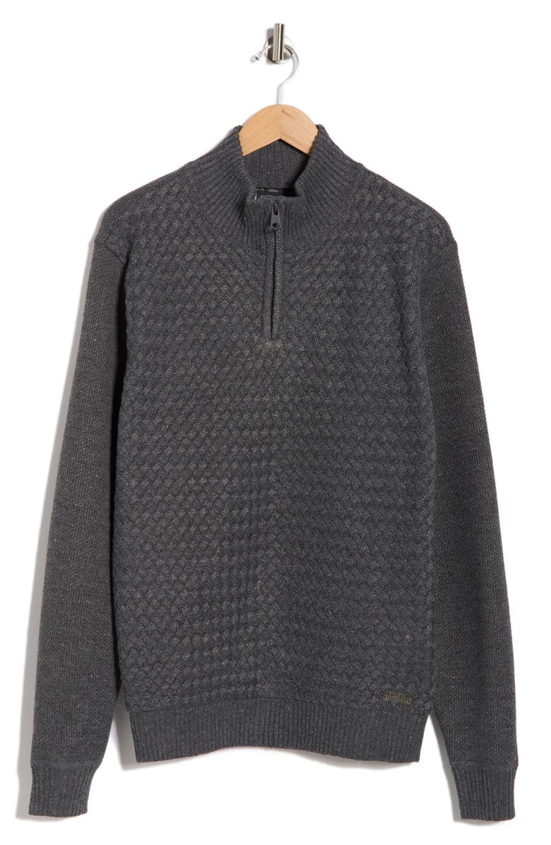 Buffalo Jeans Wellman Pullover, Alternate, color, Dark Grey Mix