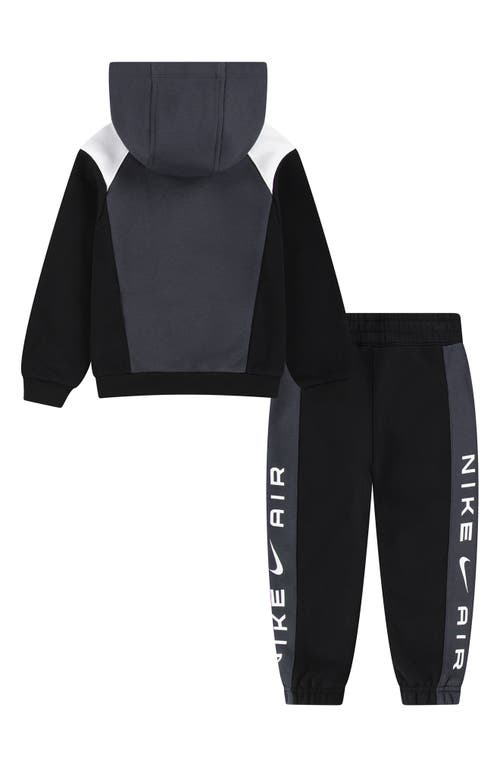 Nike Kids' Air Fleece Pullover Hoodie & Joggers Set In Black