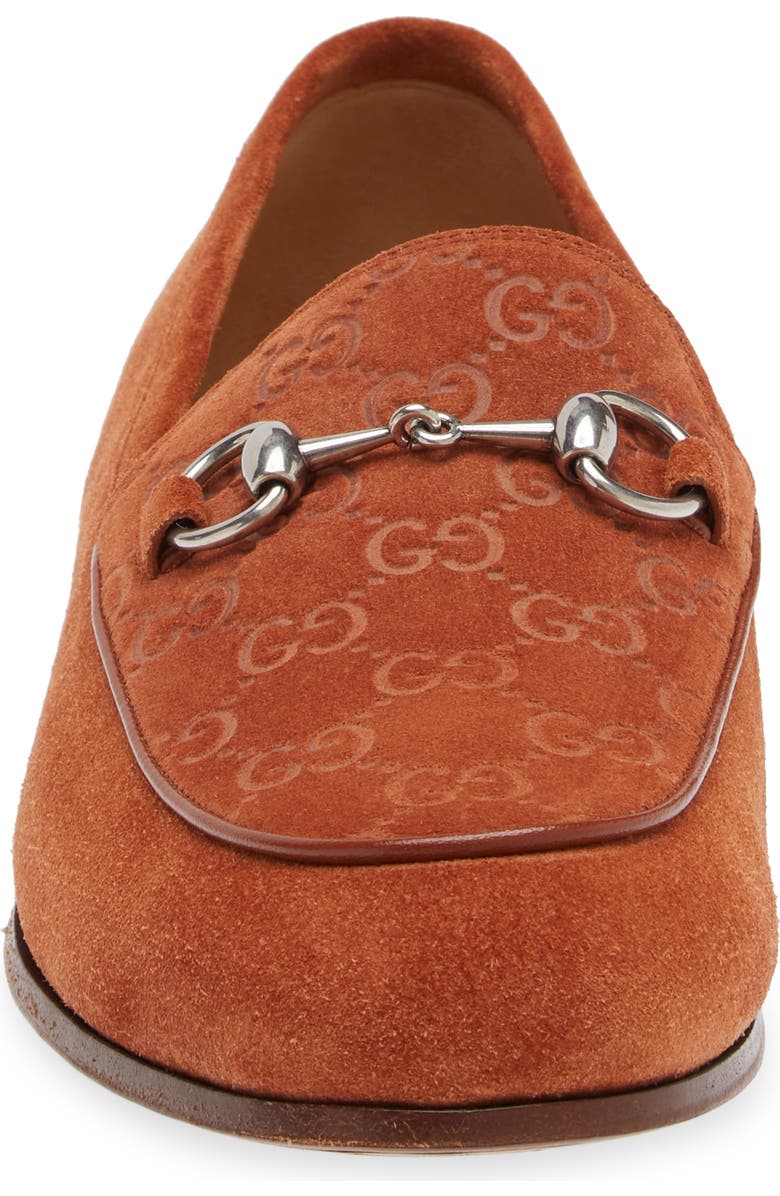 Gucci Jordy Monogram Bit Loafer, Alternate, color, Corrosion