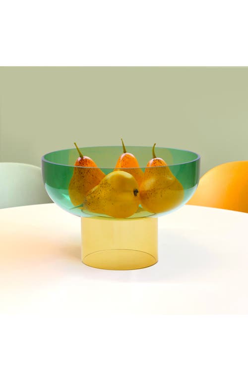 Cloudnola Tip Top Glass Bowl In Green