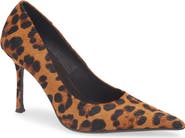 Jeffrey Campbell Risktake Genuine Calf Hair Pointed Toe Pump