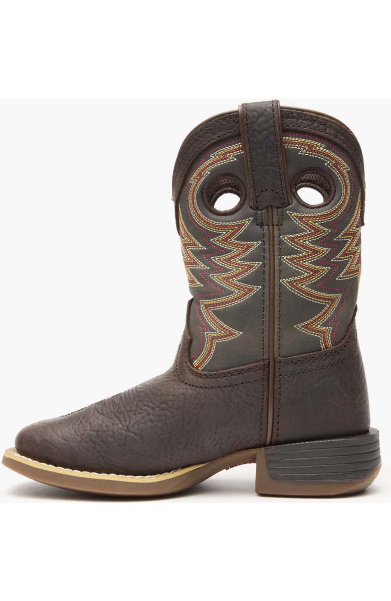 DURANGO Lil' Little Kid's Brown Western Boot, Alternate, color, Dark Bay