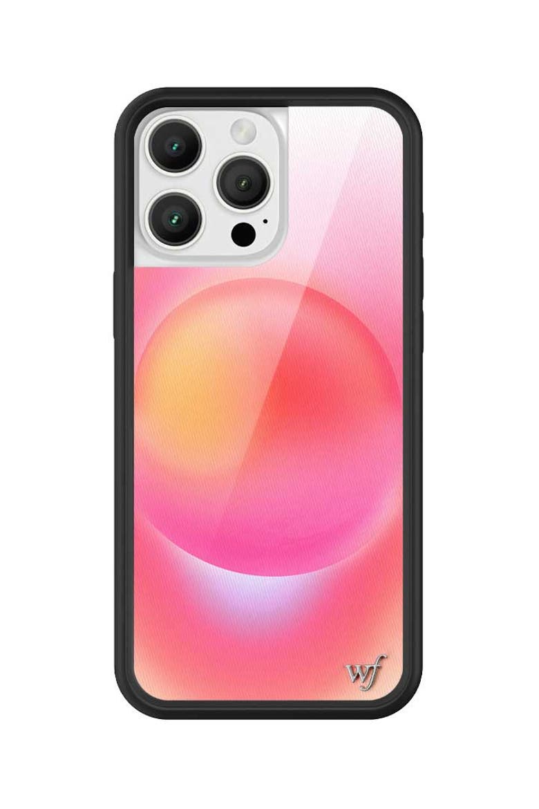 Hot Pink Aura iPhone Case, Alternate, color, Pink