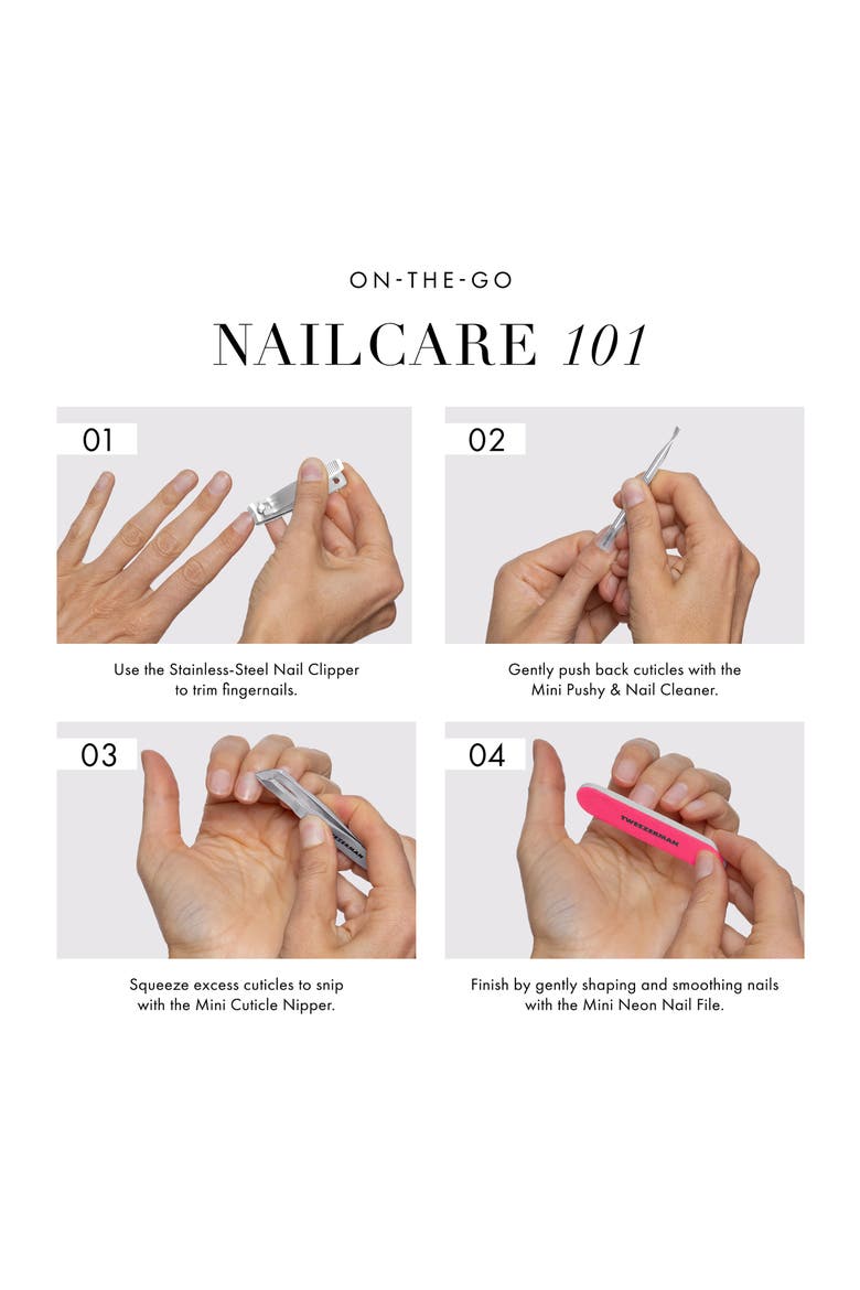 Mini Neon 5-Piece Nail Rescue Set, Alternate, color, NO COLOR
