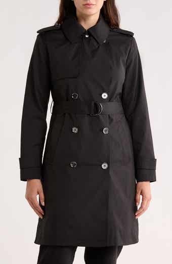 Michael Kors Belted Double Breasted Trench Coat