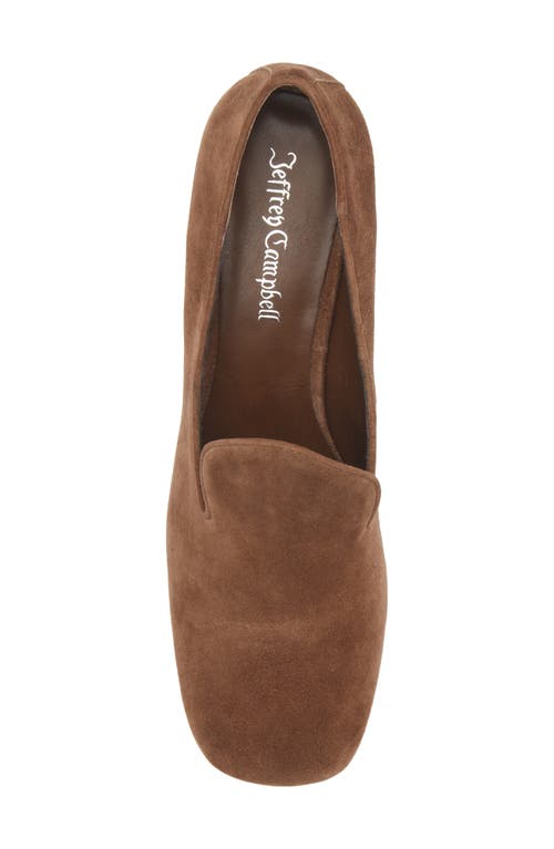 Jeffrey Campbell Tidy Loafer Pump In Brown