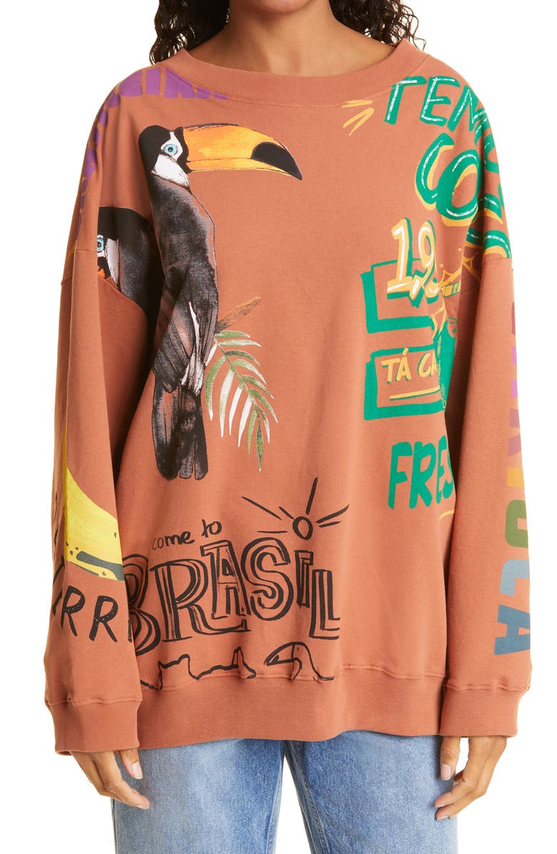 FARM Rio Graphic Sweatshirt, Main, color,
