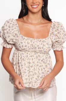 Petal & Pup Rhiannon Floral Tie Back Babydoll Top