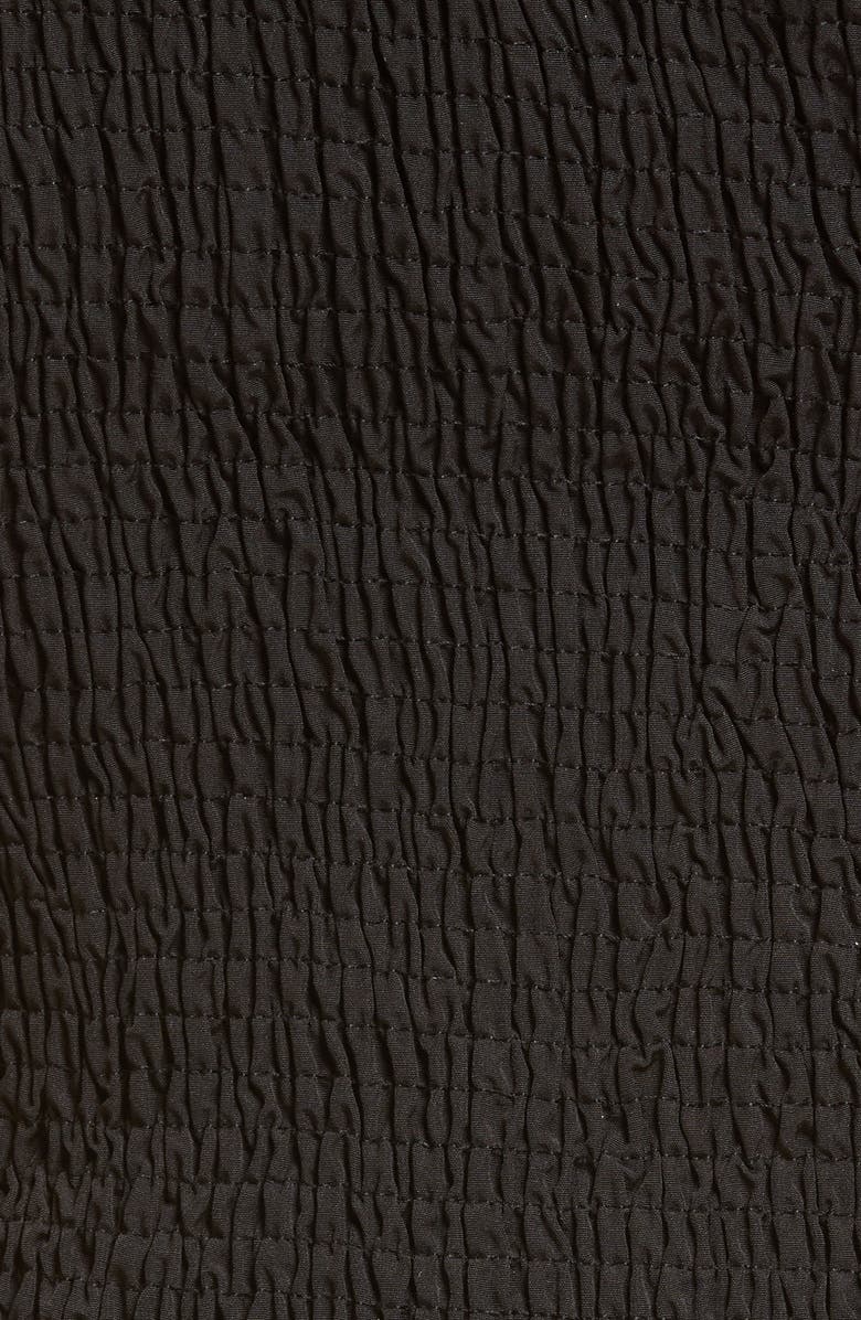 Amy Lynn Shirred Asymmetrical Tie Shoulder Top, Alternate, color, 