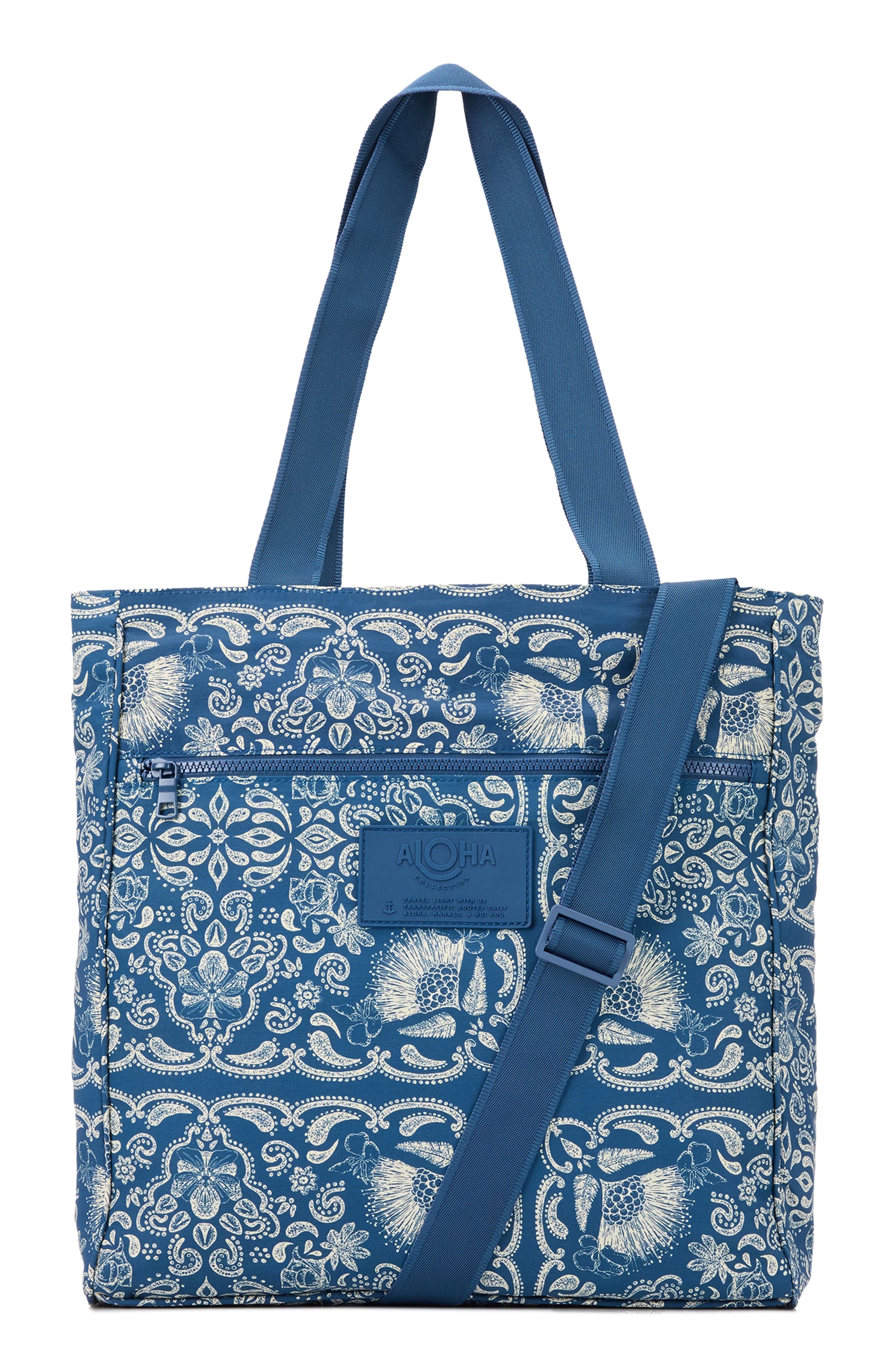 Aloha Collection Rodeo Daily Tote, Main, color, Denim