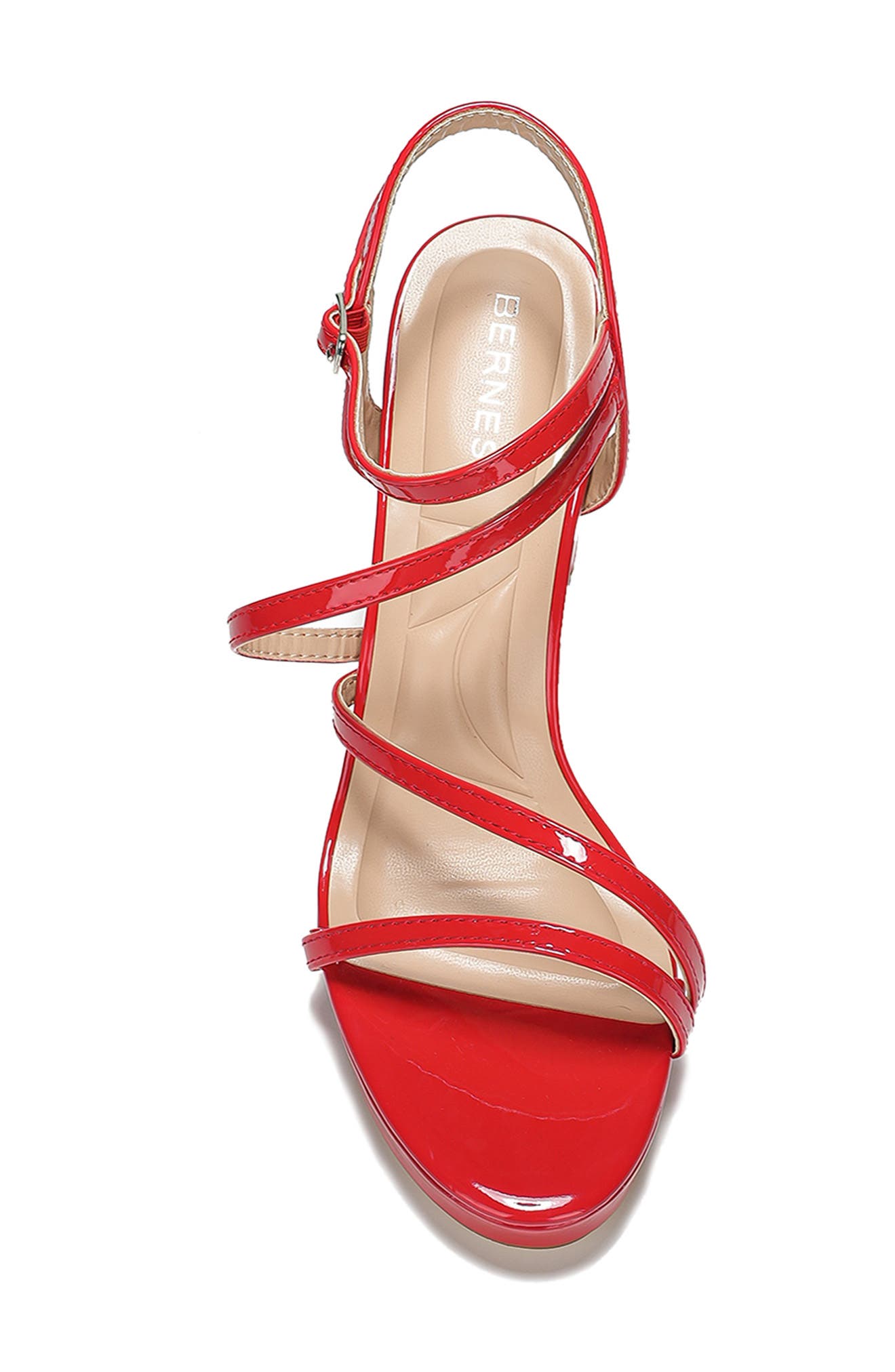 BERNESS Amara Strappy Platform Sandal, Alternate, color, Red