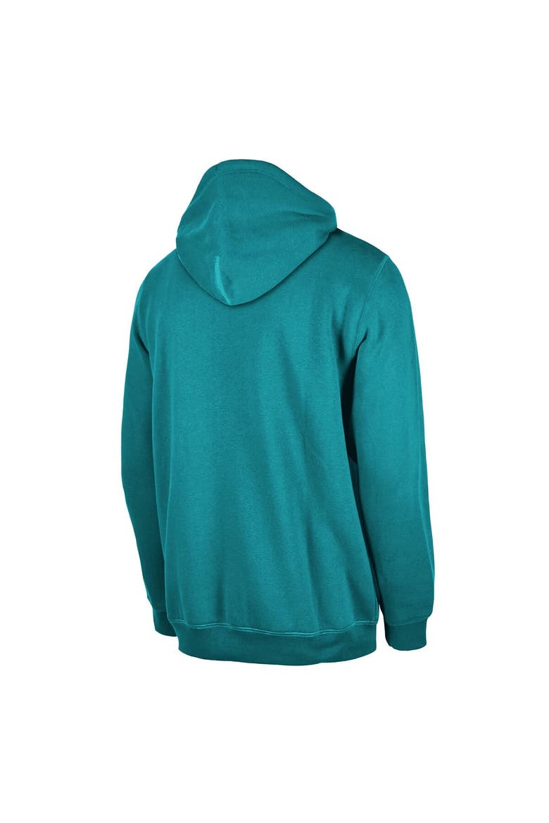 Men's New Era Charlotte Hornets Teal Tip-Off Collection Pullover Hoodie, Alternate, color, Teal