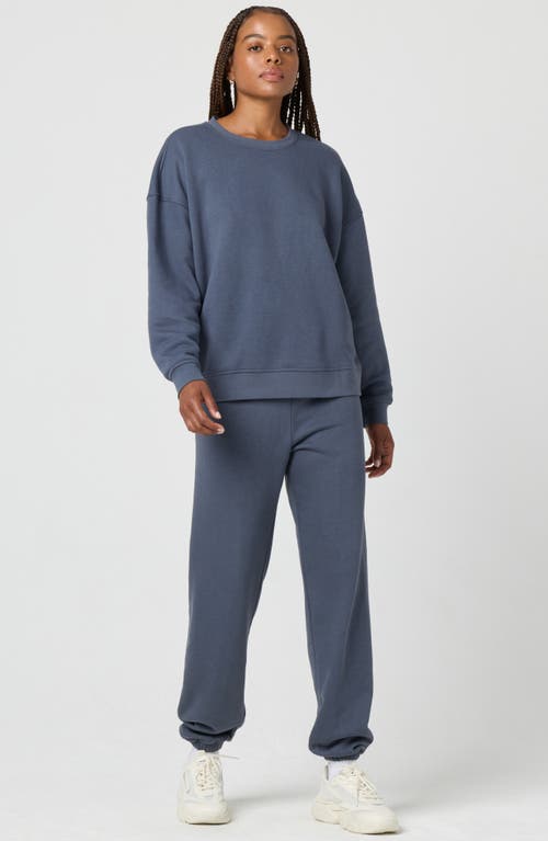 Florence By Mills Cozy Crush Oversize Sweatshirt In Blue