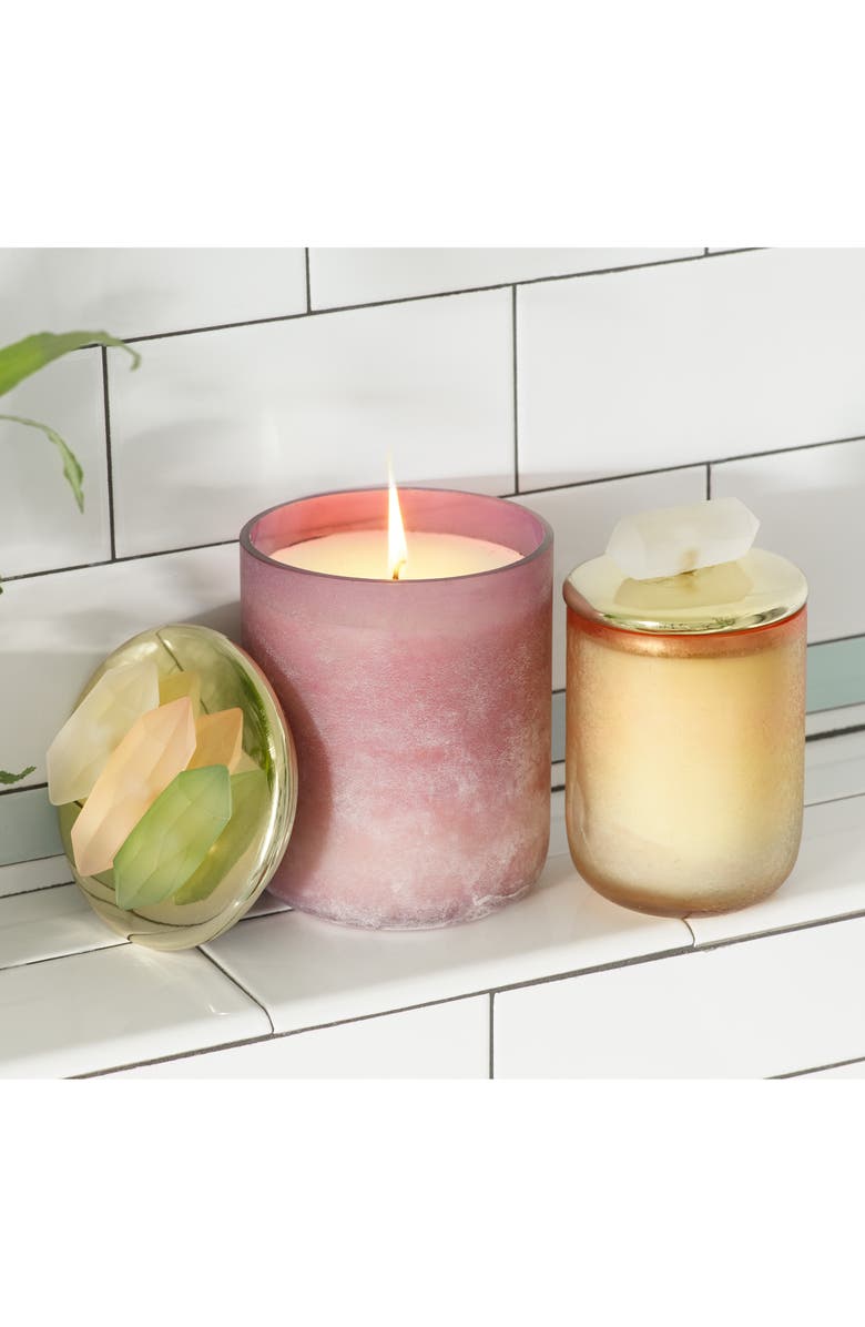 Anthropologie Home Anthropologie Crystal Moon Candle, Alternate, color, 