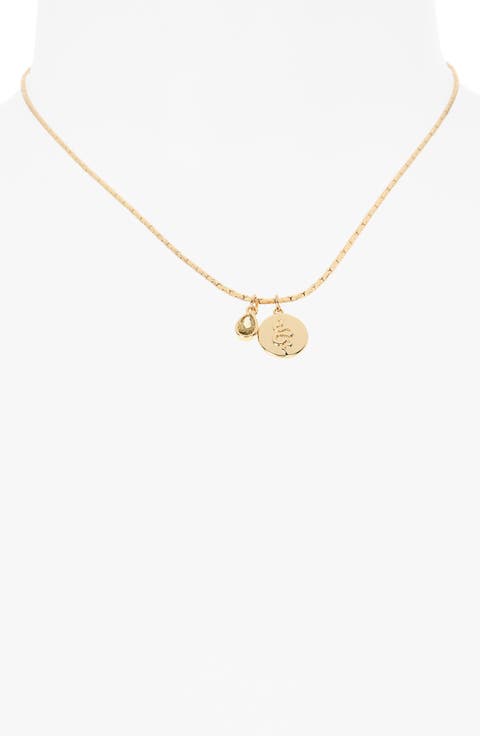 Snake Coin Pendant Necklace