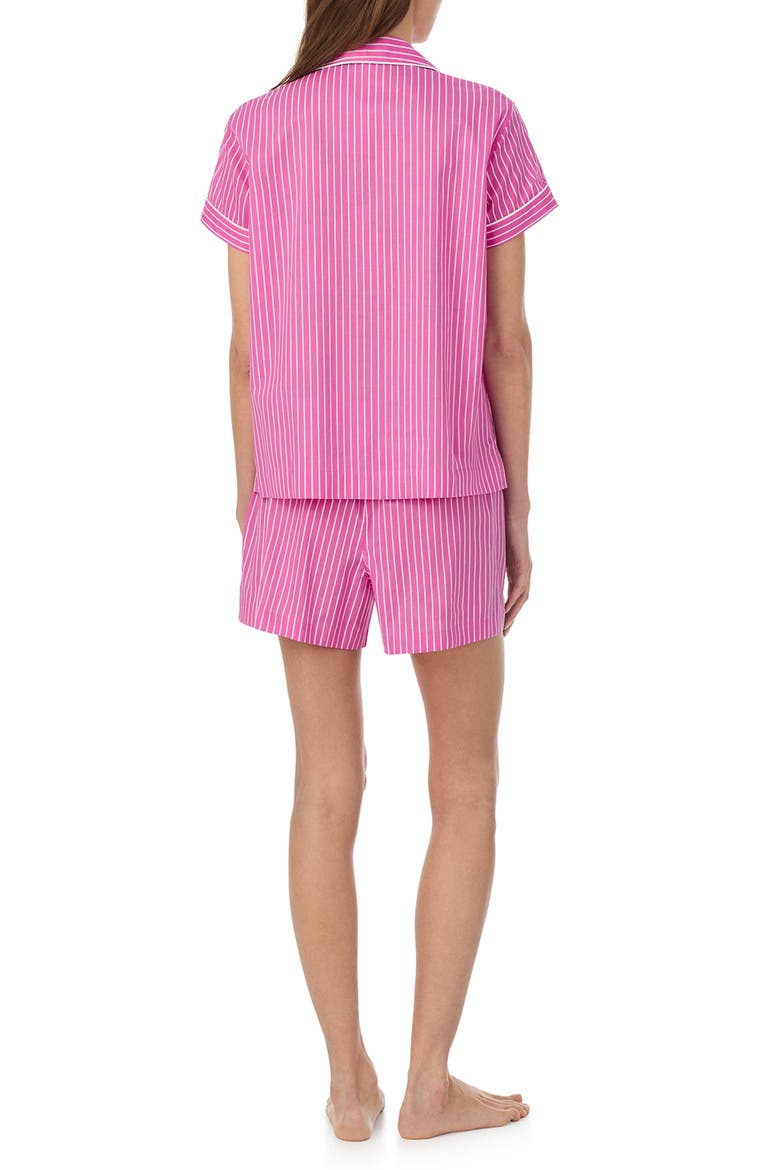 Cotton Blend Boxer Pajamas, Alternate, color, PINK STRIPE