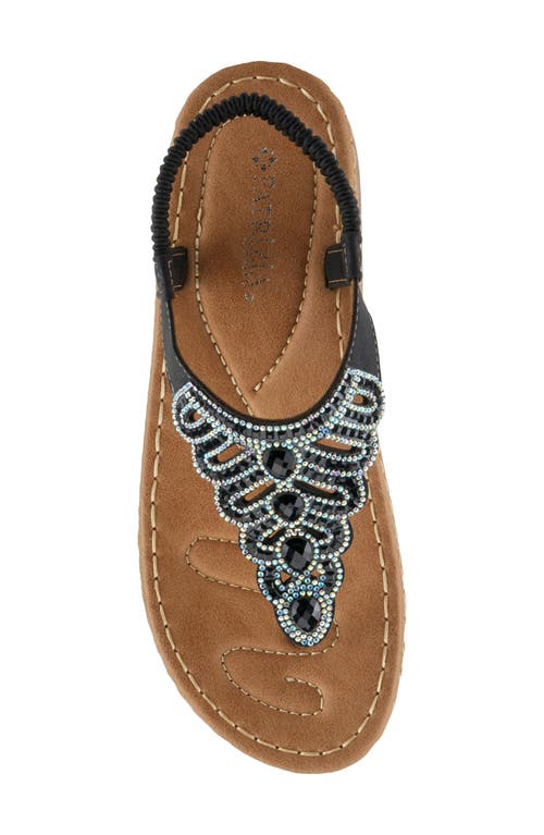 Patrizia By Spring Step Toshira Wedge Sandal In Black