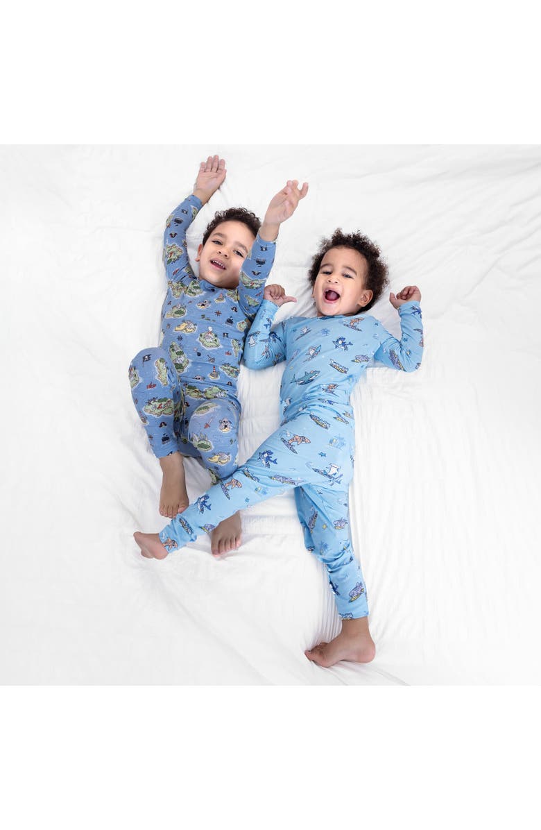 Bellabu Bear Kids' Pirate Cove Set of 2 Piece Pajamas, Alternate, color, Pirate Cove