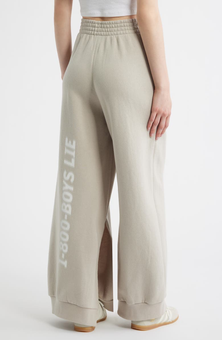 BOYS LIE 1-800 Cotton MM Blend Sweatpants, Alternate, color, Chalk