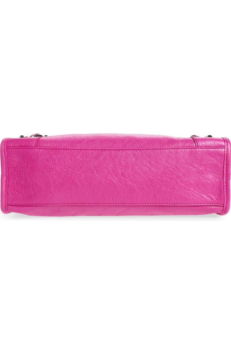 Balenciaga Small Le City Crinkle Leather Top Handle Bag, Alternate, color,