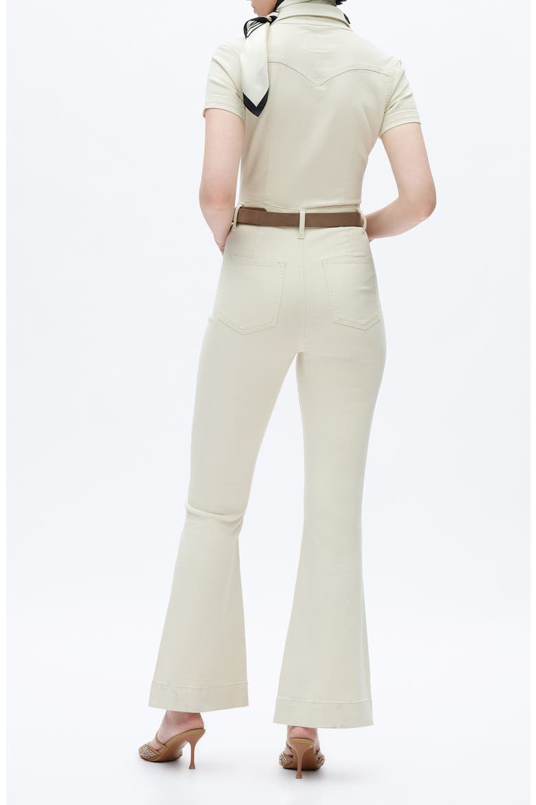 Flare Jumpsuit, Alternate, color, LIGHT APRICOT