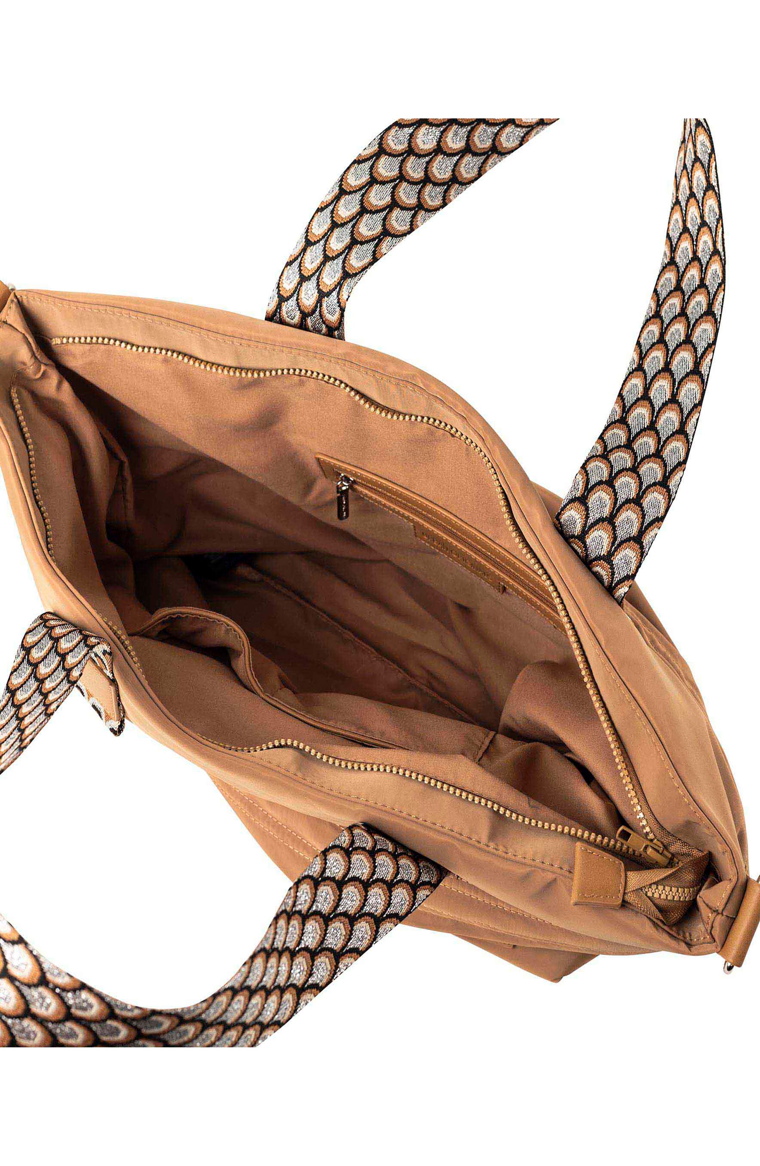 Hear the Music Nylon Tote, Alternate, color, SAND