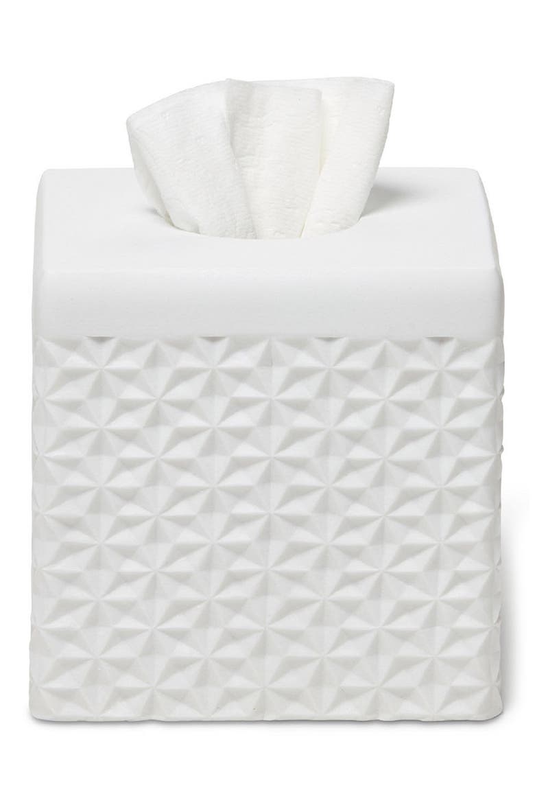 Quilted Tissue Cover, Alternate, color, WHITE