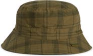 Barbour Transport Tartan Showerproof Waxed Cotton Bucket Hat