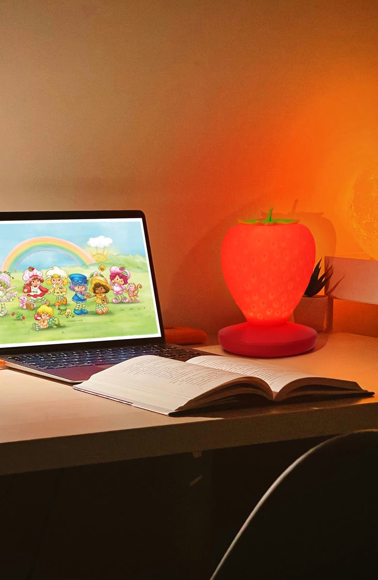 Innovibe Strawberry Shortcake Squishy Desk Lamp, Alternate, color, Red