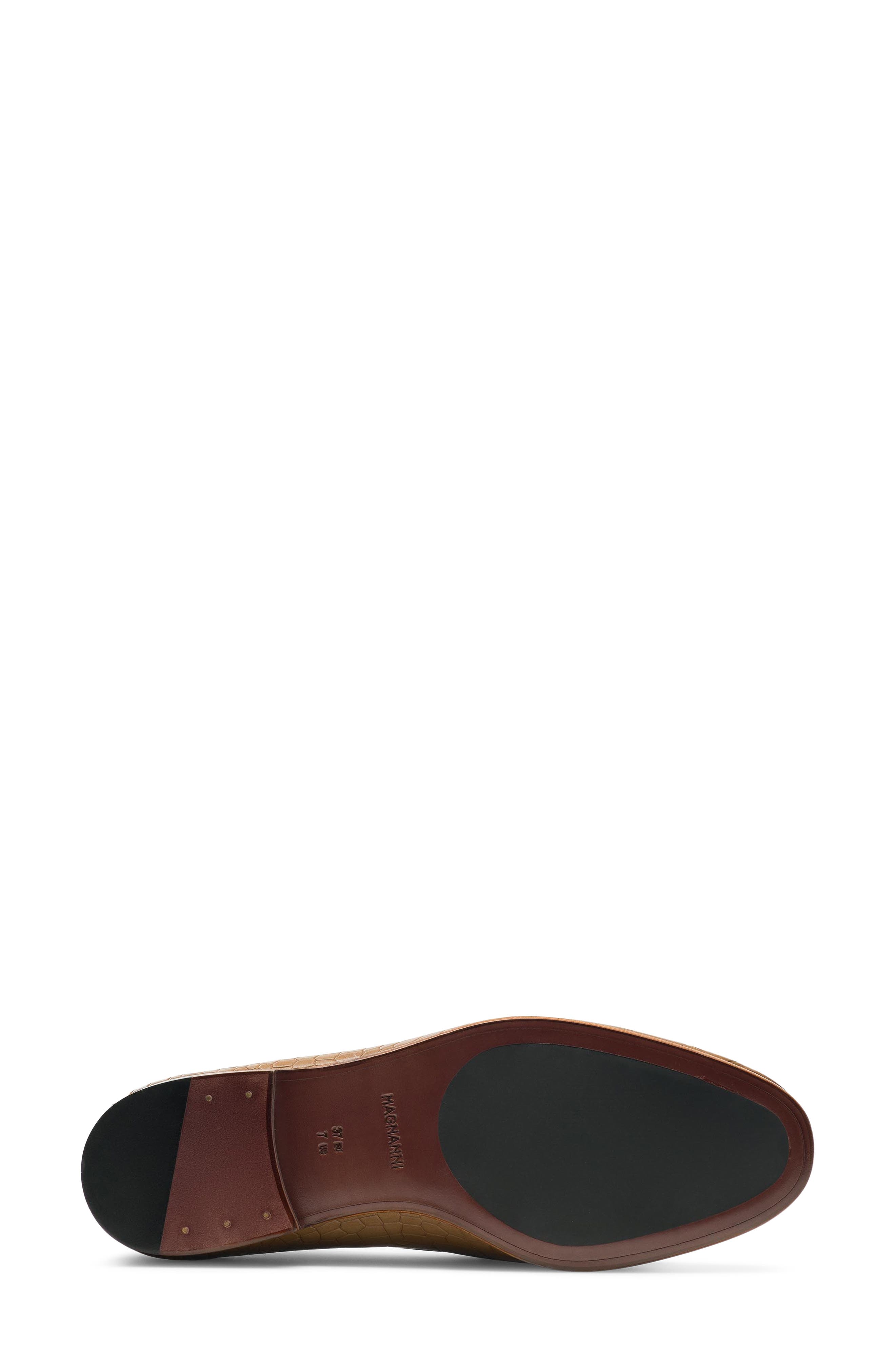Alligator Embossed Loafer, Alternate, color, TAUPE