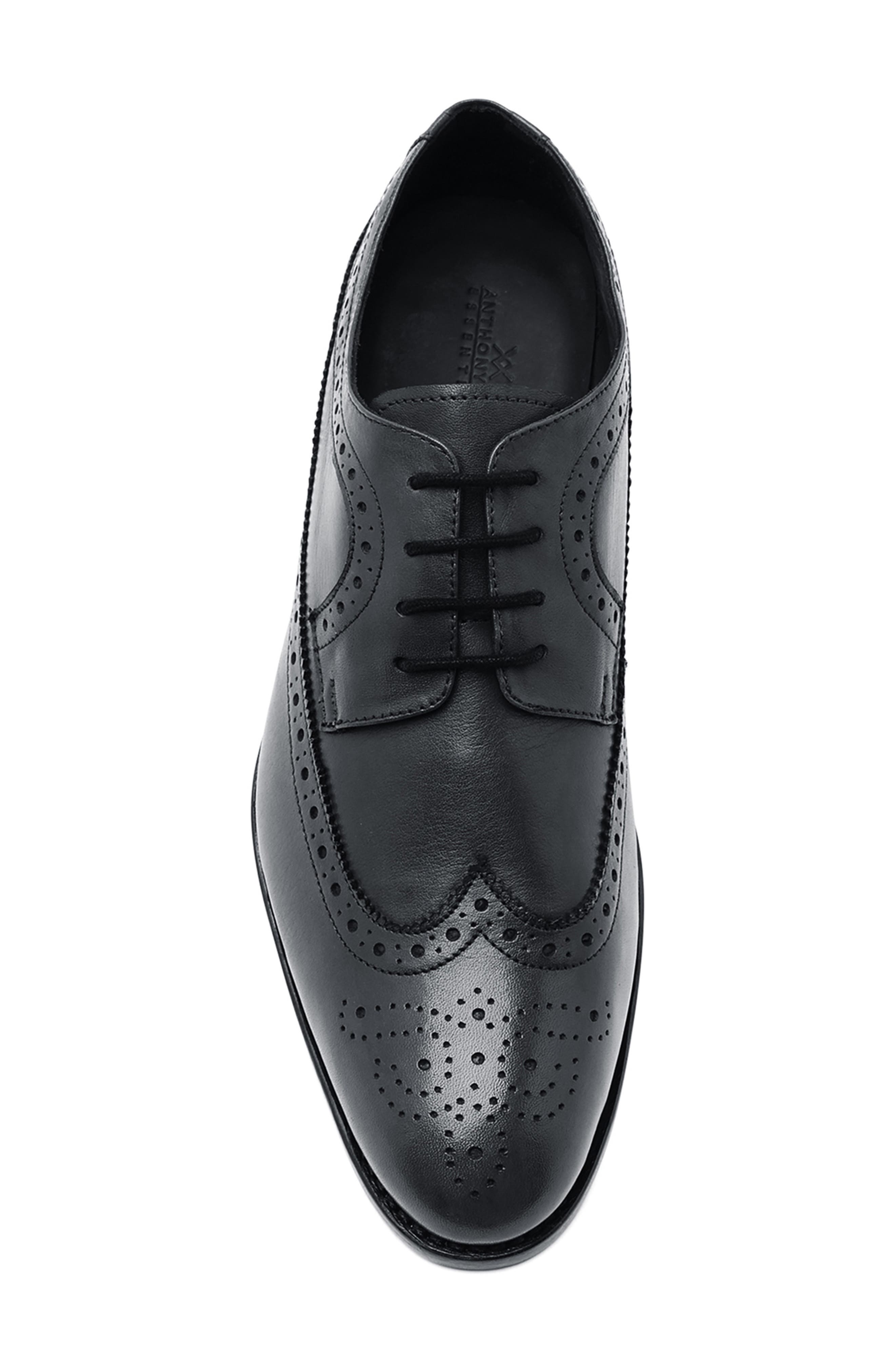 Anthony Veer Regan Wingtip Derby, Alternate, color, Black