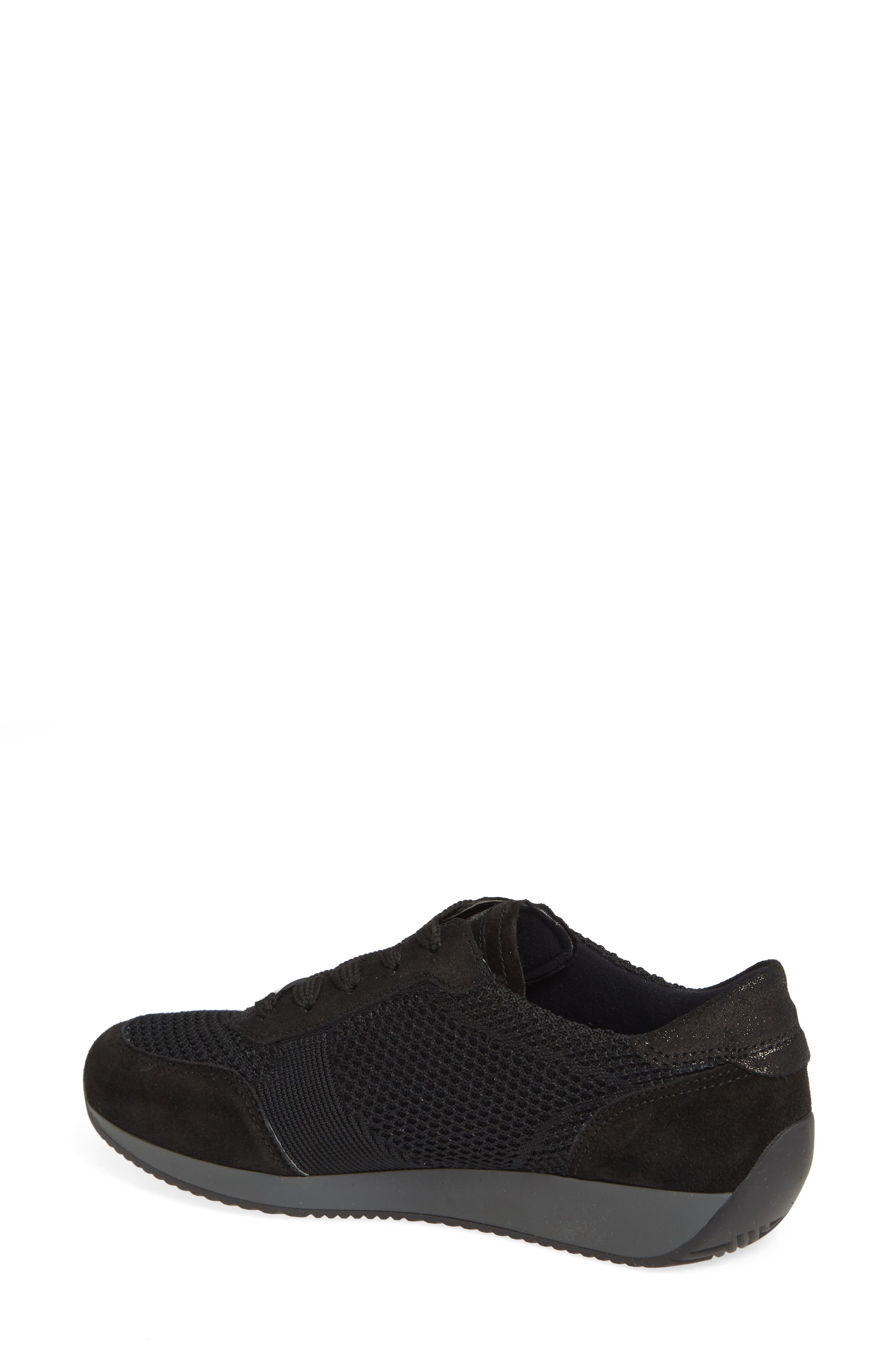 Lila Gore-Tex® Waterproof Sneaker, Alternate, color, BLACK FABRIC