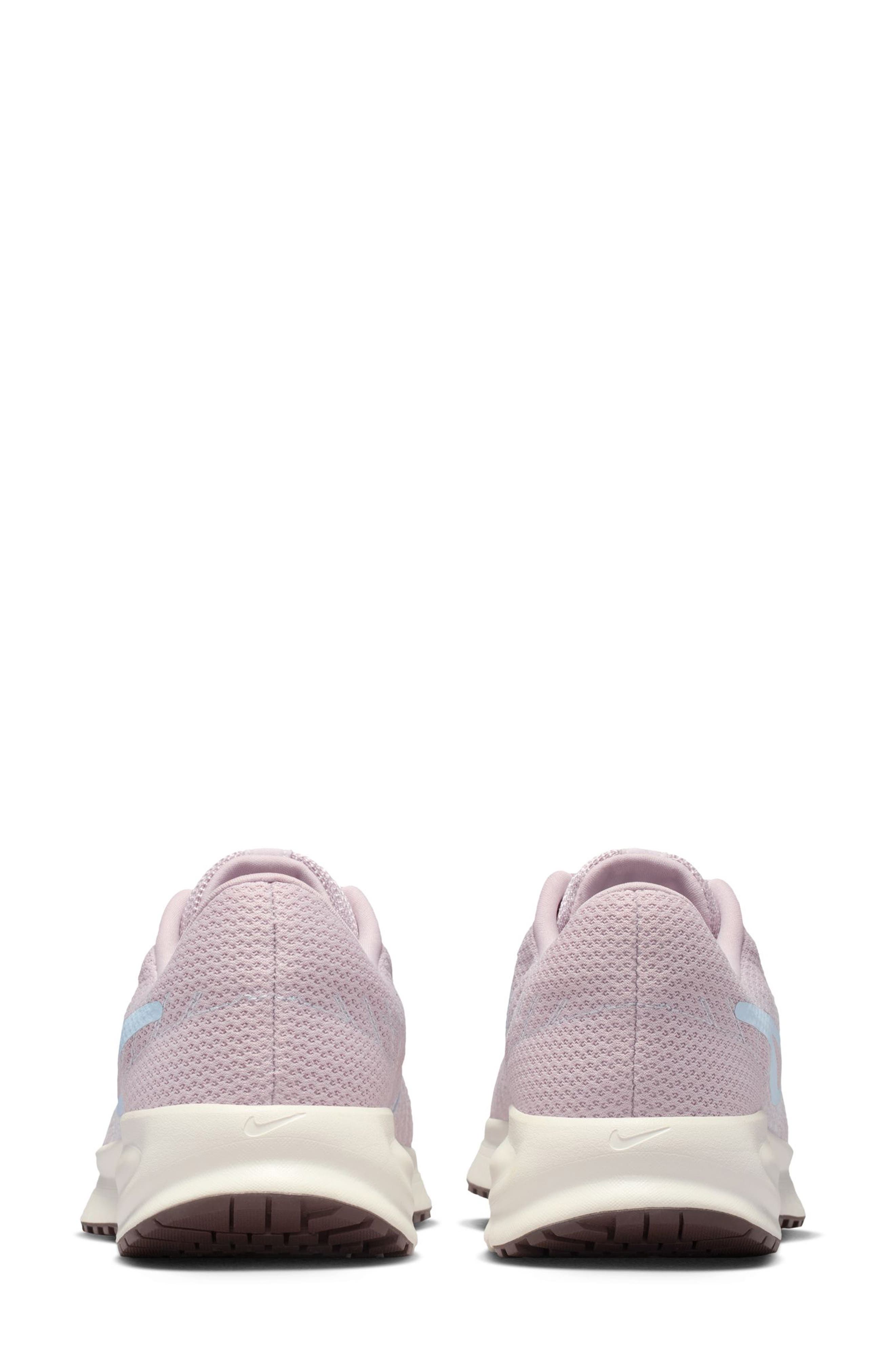 Run Defy Running Shoe, Alternate, color, PARTICLE ROSE/ BLUE/ SAIL